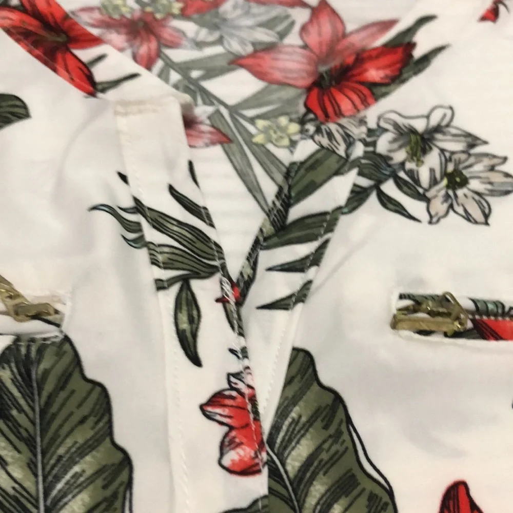 Lily Morgan Sleeveless Floral Top Women’s Size L - Picture 4 of 10